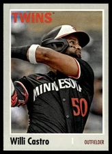 WILLI CASTRO 2024 Topps Archives 1970 Card #190 Minnesota Twins
