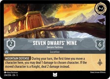 Disney Lorcana Shimmering Skies Seven Dwarfs' Mine Secure Fortress 204/204 FOIL