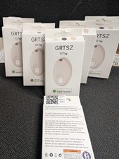 GRTSZ S2 Tag-Works with Apple Find My...GPS Tracker-5 available-pm- Black