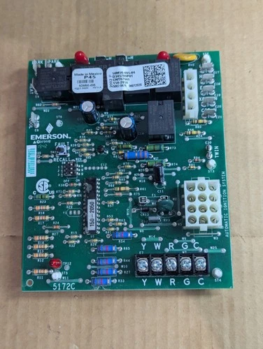 Trane Emerson Furnace Control Circuit Board 50M56-495-04  D345780P01 Tested