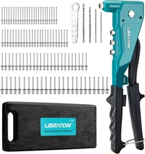 Libraton Heavy Duty Rivet Gun, Pop Rivet Gun Set, Professional Hand Riveter, Man