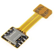 SIM Extender Card Reader Micro-SD Hybrid Double Dual-Sim Card Nano Sim 2 in3057