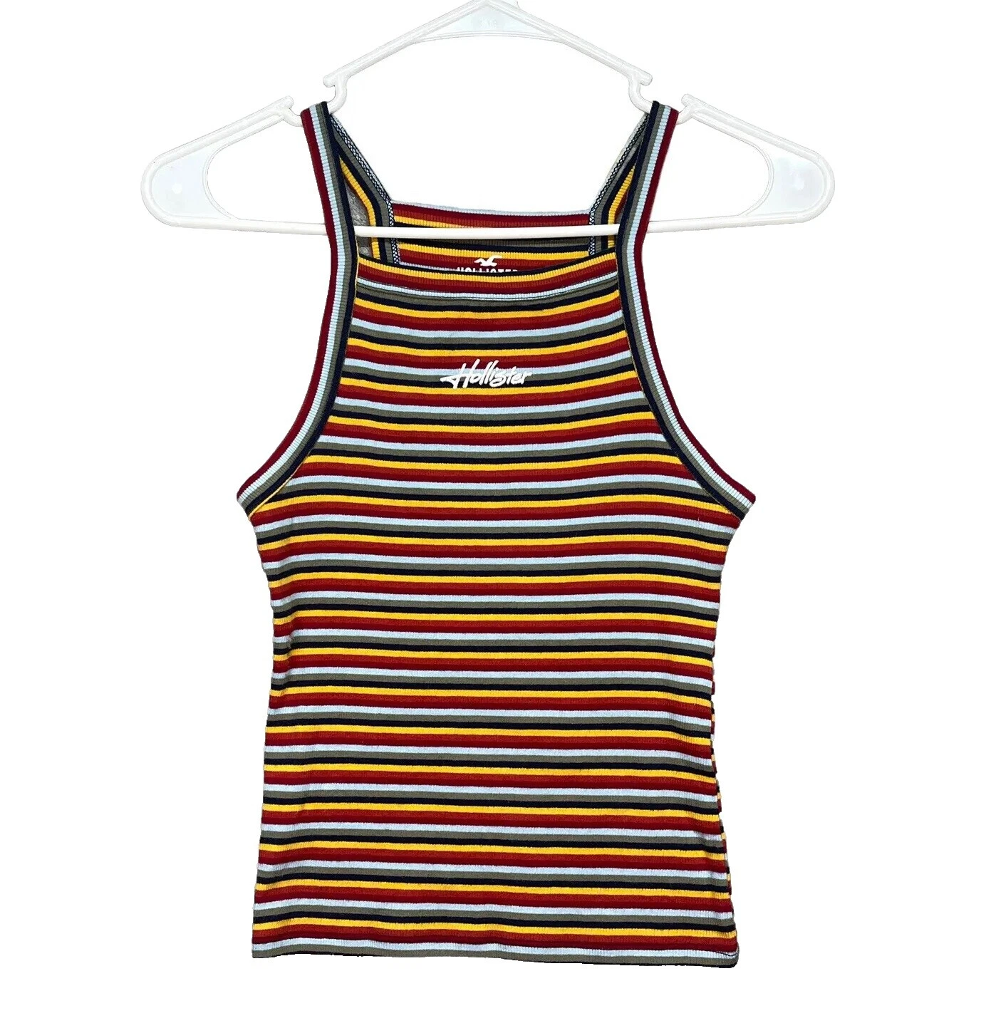 Hollister Casual Striped Tank Tops for Women