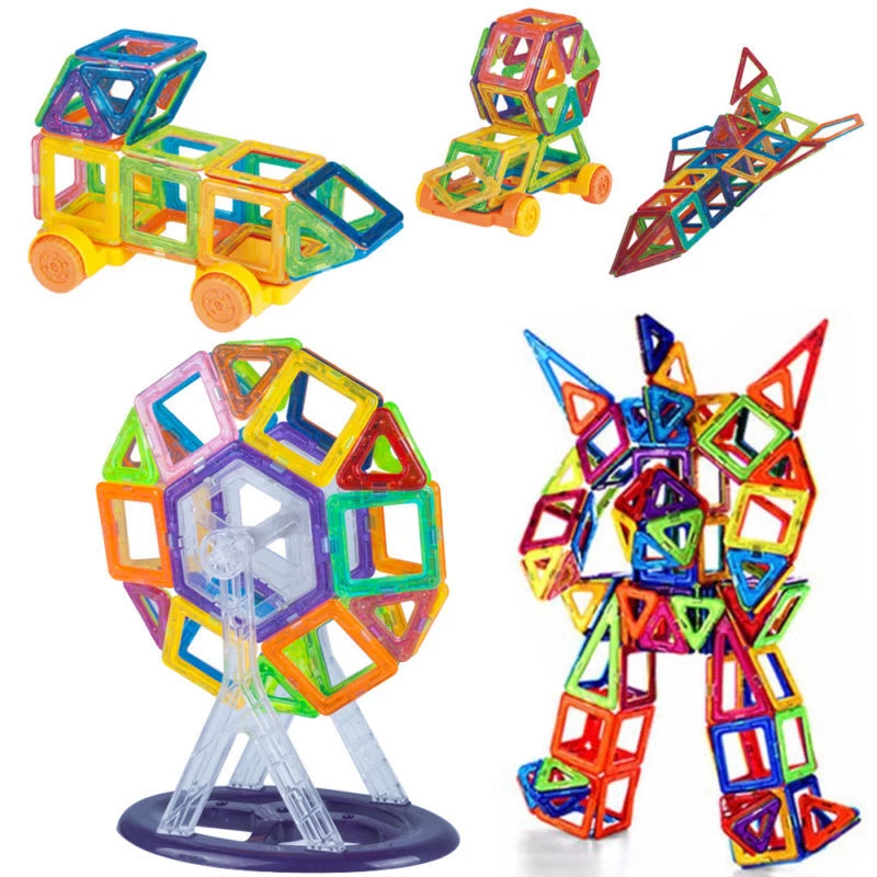 Magnetic online shapes toy