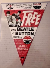 Beatles Rold Gold Chip Bag Reproduction Button Offer Tag