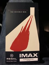 The Invisible Man Regal IMAX Collectible Movie Ticket #62/500 Limited Edition