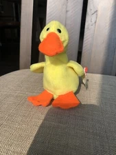 Quakers The Duck, Style 4042. Rare Retired 1993/1994 Tag Errors. PVC Pellets