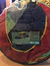 Cascade Sport Kids Foldable Multi Color Tent Play Hut 72" x 35" (CM)