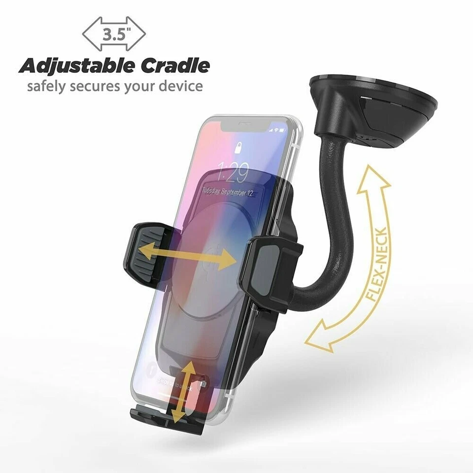 Suporte universal para janela/traço Scosche WDQ2M, StuckUp Qi carregamento sem fio - Imagem 2 de 4