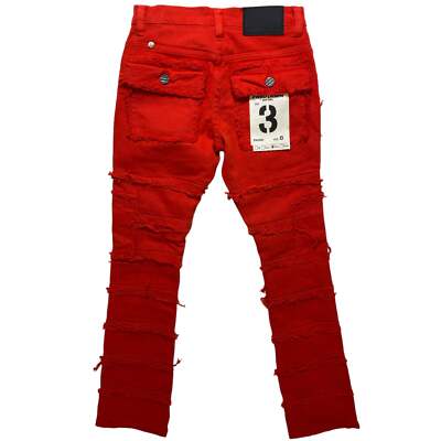 【EEUN】Red scales denim Kids FWRD DENIM & CO. Layer Stacked Denim Jeans | eBay
