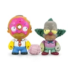 Kidrobot Simpsons Treehouse of Horror Donut Homer & Zombie Krusty IamRetro Excl