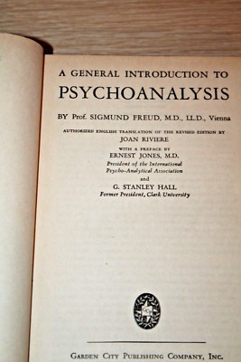 1943 ''A General Introduction to Psychoanalysis'' by Prof. Sigmund Freud, M.D.