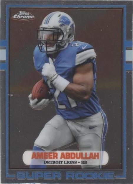 2015 Topps Chrome Mini Ameer Abdullah #89-AA - 1 of 2