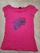 GAP HOT PINK  TOP SIZE MEDIUM NWOT
