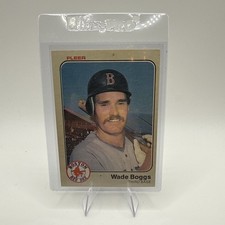 WADE BOGGS ROOKIE 1983 FLEER 179 BOSTON RED SOX YANKEES RAYS HOF