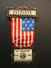 Delegate - 34th Encampment, GAR, Cedar Rapids, Iowa, 1908 - Ribbon & Badge