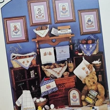 Vintage Graph-it ARTS Country Whimsey Cross Stitch Patterns By Waters Busa BK9