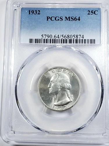 1932 Washington Quarter MS64 PCGS