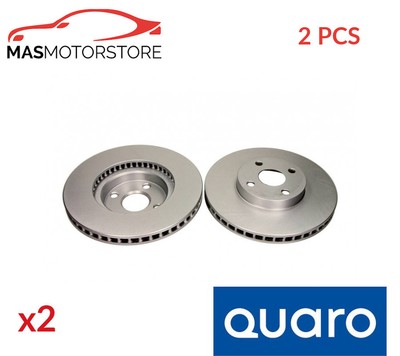 BREMSSCHEIBEN SATZ PAAR VORNE QUARO QD1186 2PCS A FÜR TOYOTA COROLLA