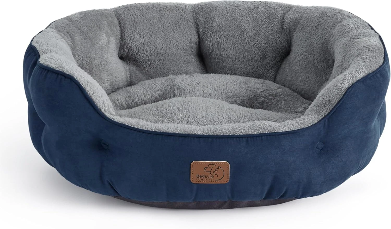 Dog Beds for Small Dogs - round Cat Beds for Indoor Cats, Washable Pet Bed for P