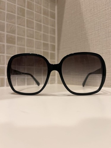 CHANEL sunglasses dark green square sunglasses