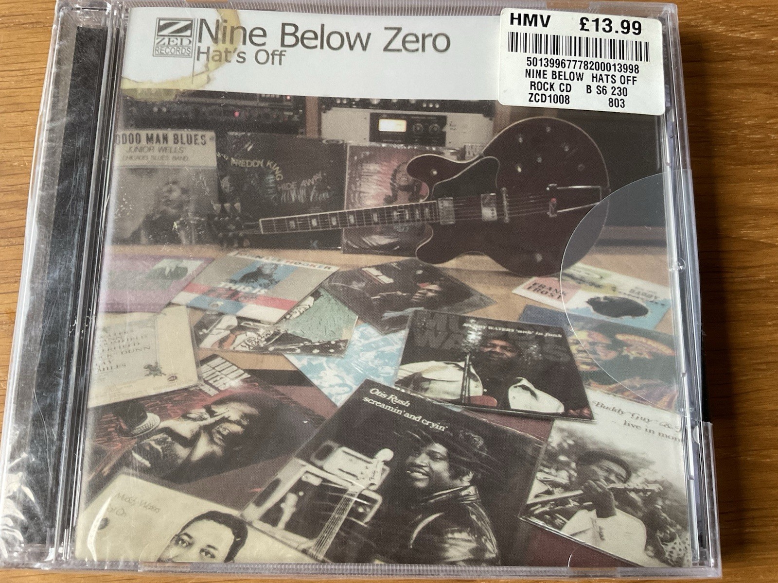 Nine Below Zero CD Hat's Off NEW & SEALED UK Zed Records 2004 ZCD1008