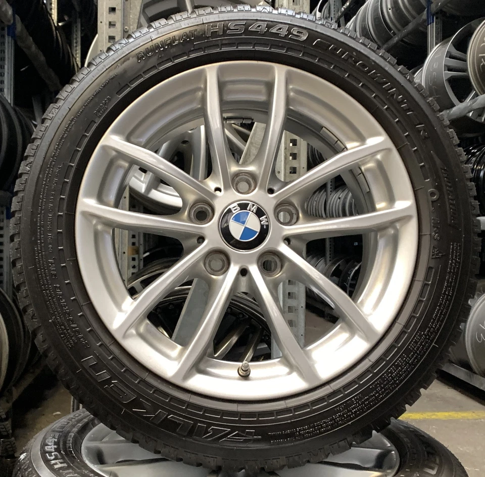 4x Original BMW Winterräder 205/55 R16 91H - für 1er F20 F21 2er F22 F23 2401 - Bild 2 von 4