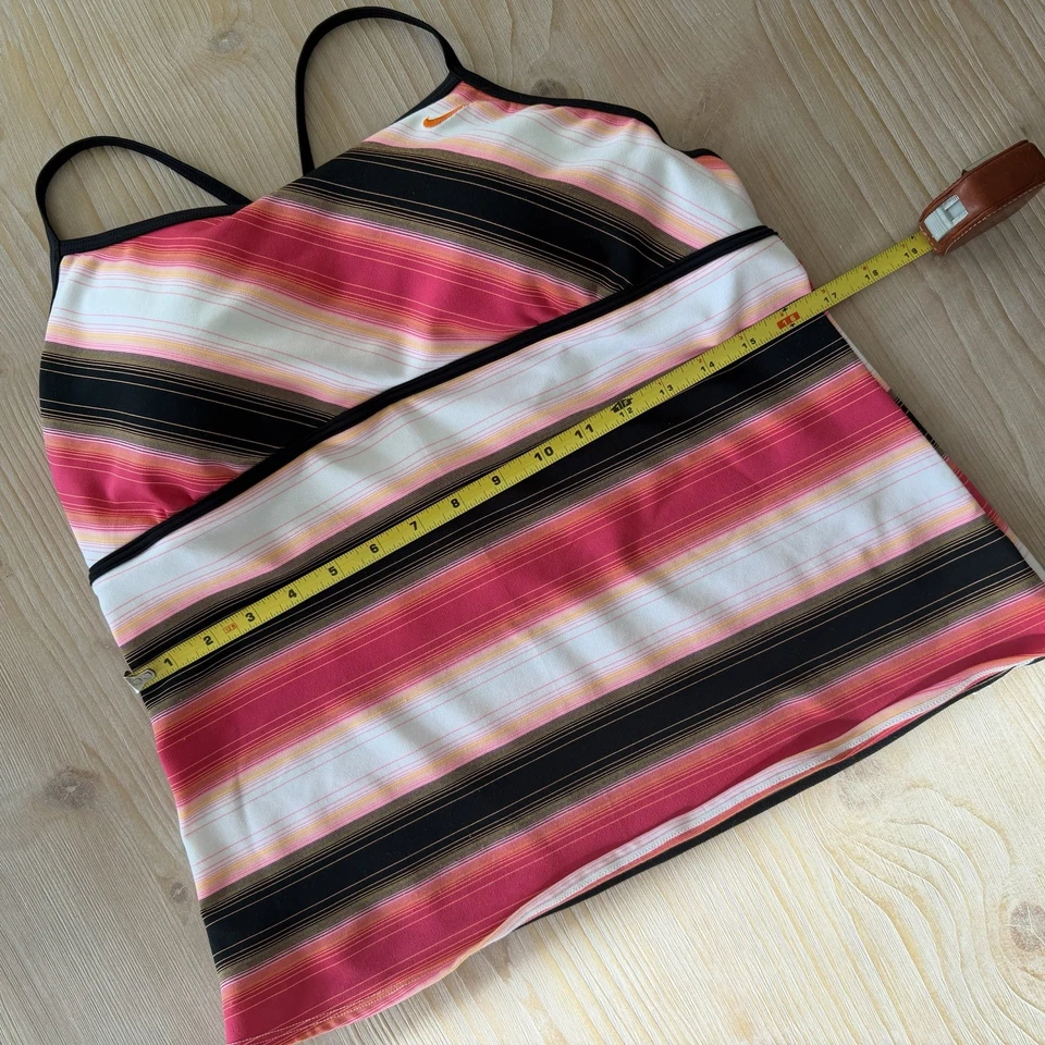 Top de entrenamiento para mujer Nike a rayas Y2K talla XL/16 rosa vintage años 90’s Foto 4 de 4