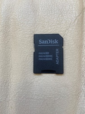 Sandisk Micro SD Card Adapter Micro SD to SD - HARD CASE -  free shipping