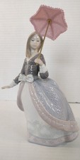MINT Lladro  Angela 5211 Retired Figurine Flawless Parasol w Box & Papers Spain