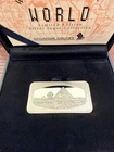 Vintage The Great Pyramid of Egypt 80% .800 Fine Silver Bar - 25.3 grams