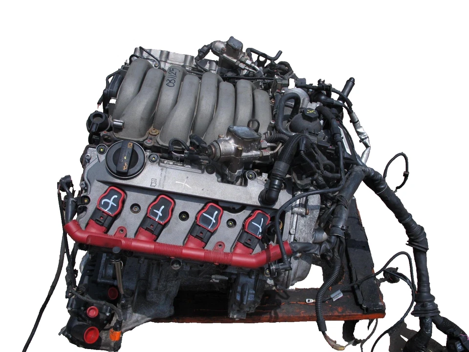 💚 2009-2012 Audi S5 4.2L двигатель мотор 8cyl проверен CAUA - Изображение 4 из 4