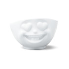 FIFTYEIGHT Tassen TV Schale "Herzlich" weiß - ca. 500 ml - T025201