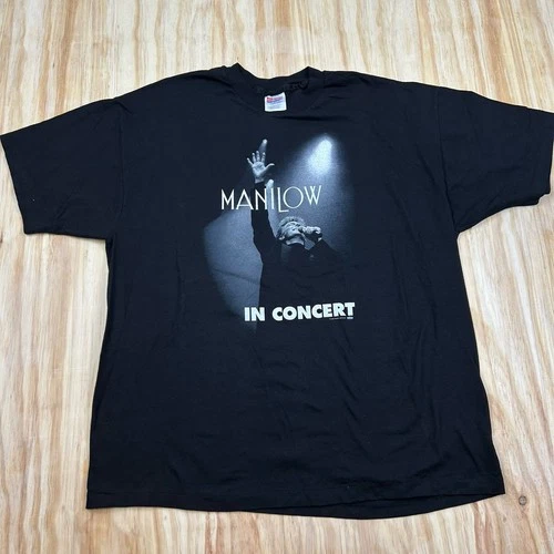 Vintage 1995 Barry Manilow Shirt In concert 2XL pop rock tou 1990s vintage concert t-shirt, vintage, size XXL, single stitch, B+ condition