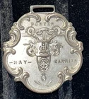 RARE-Antique  J.E. Porter Co. Ottawa Illinois Hay Trolly Pocket Watch FOB