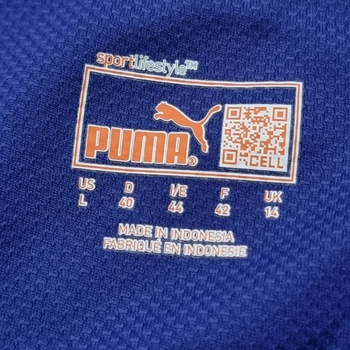 Puma Vest Womens Large Pink Blue Sports Gym Training Activewear Cropped Top - Picture 4 of 9