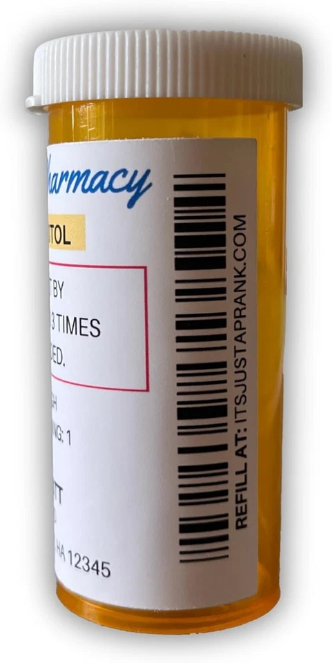 Broma Divertida Botella Píldora Fukitol Broma - Mordaza Regalos para Hombres Mujeres - Regalo Novedad Foto 4 de 4