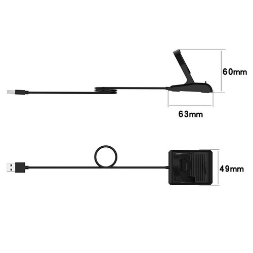 ABS USB Charger Cable Cradle Charging Dock Station Stand For Suunto 7 Smartwatch - Zdjęcie 2 z 12