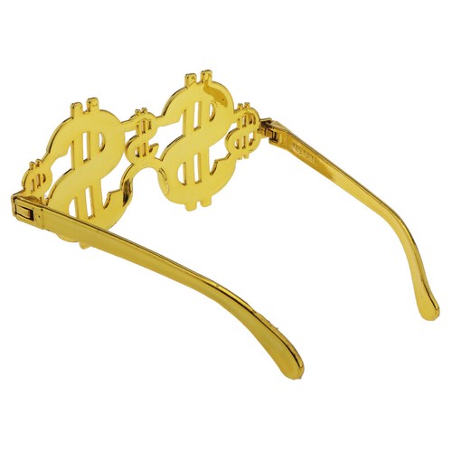 Glitter Dollar Eye Glasses Money Occhiali da sole Funny Fancy Dress Party - Foto 12 di 12