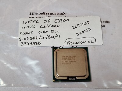 Intel Celeron Dual Core Processor E3200 2.4GHz/1M/800/06 SLGU5 Costa 3937A365