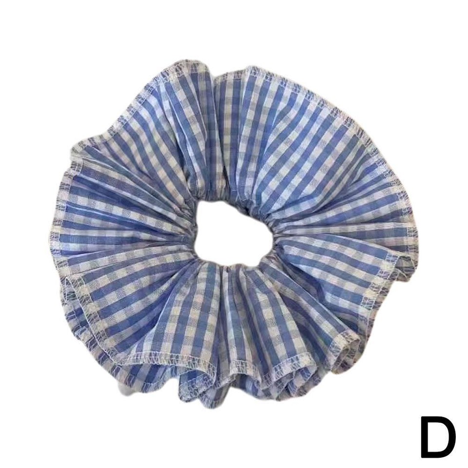 Large Scrunchies Elastic Lace Cotton Hair Tie Ponytail Accessory Hot U3