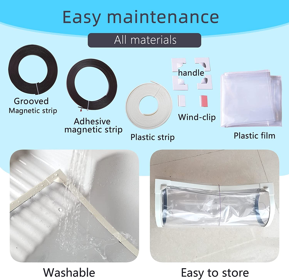 DIY Window Insulation Kit Indoor Film for Heat and Cold (59