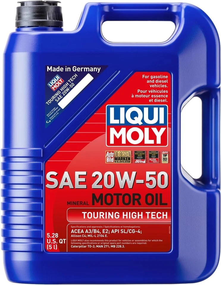 Pack of 3 LIQUI MOLY 20114 Touring High Tech 20W-50; 5 Liter - Image 2 of 2