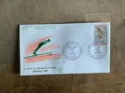 FRANCE 1968 FDC WINTER OLYMPIC GAMES GRENOBLE SKI JUMP SKIING JANUARY CACHET
