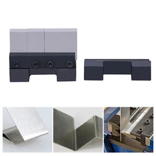 Aluminum Copper Plate Bender Bench Vise Attachment Removable Cutters Cast Steel