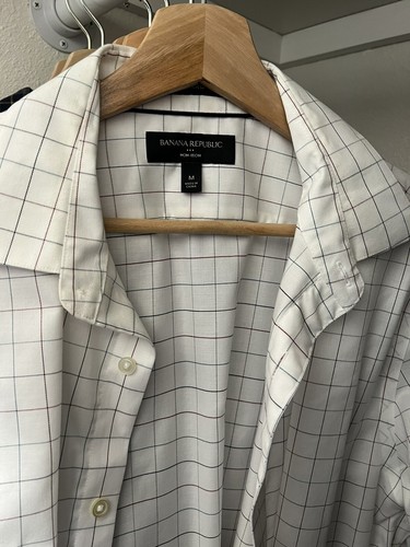 5 Banana Republic Non Iron Dress Shirts 4 Medium Regular fit and 1 Large Slim - Picture 3 of 6