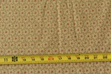 By 1/2 Yd, Rusty-Red Calico on Golden-Brown, Moda/Marcus/Coll. for a Cause,B1390