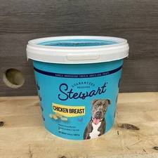Stewart Single Ingredient Freeze Dried Dog Treats Chicken Breast 14.8oz Exp 2/26