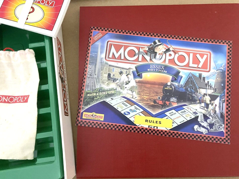 -Monopoly board game Essex themed   2001 Limited  Edition  Complete Vintage - Image 4 of 4