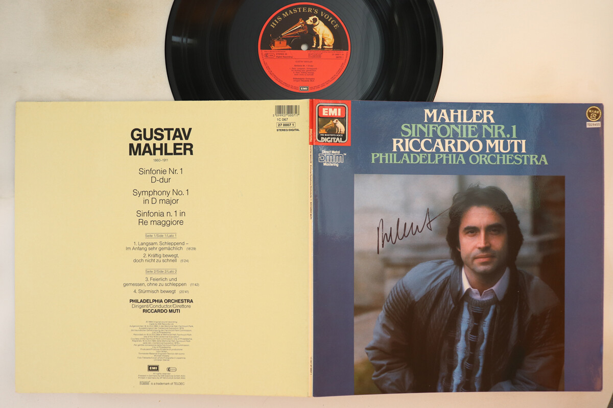 独LP Riccardo Muti Mahler: Symphonie No. 1 In D 2700071 HIS MASTERS VOICE /00400 NS03Njc3LmpwZWc.jpeg
